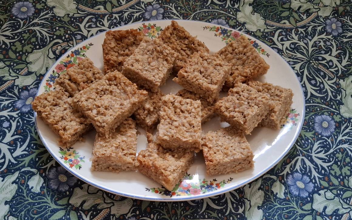 Apple and Cinnamon Flapjack