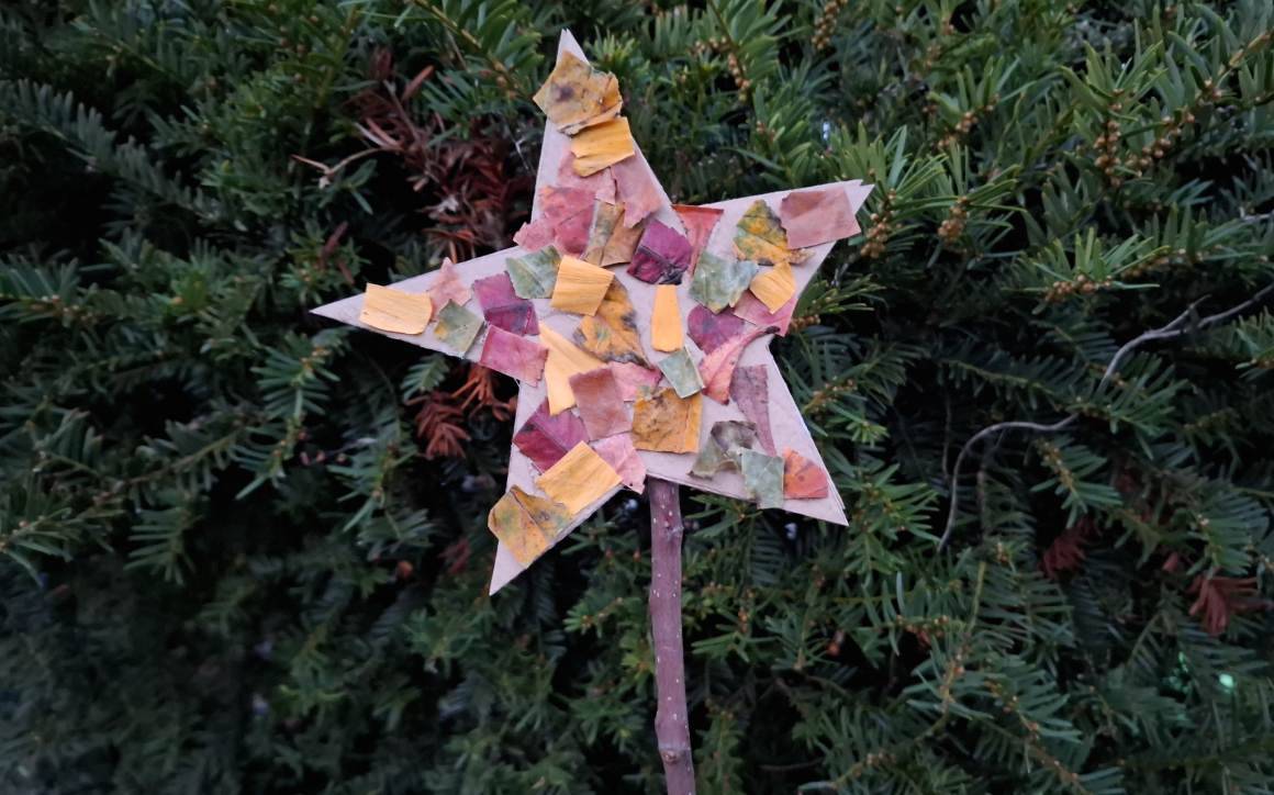 Autumn Leaf Star Wand