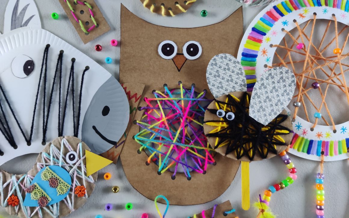 Lacing and Yarn Craft Activities