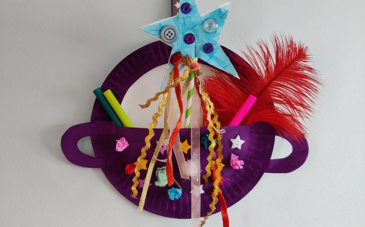 Paper Plate Magic Cauldron