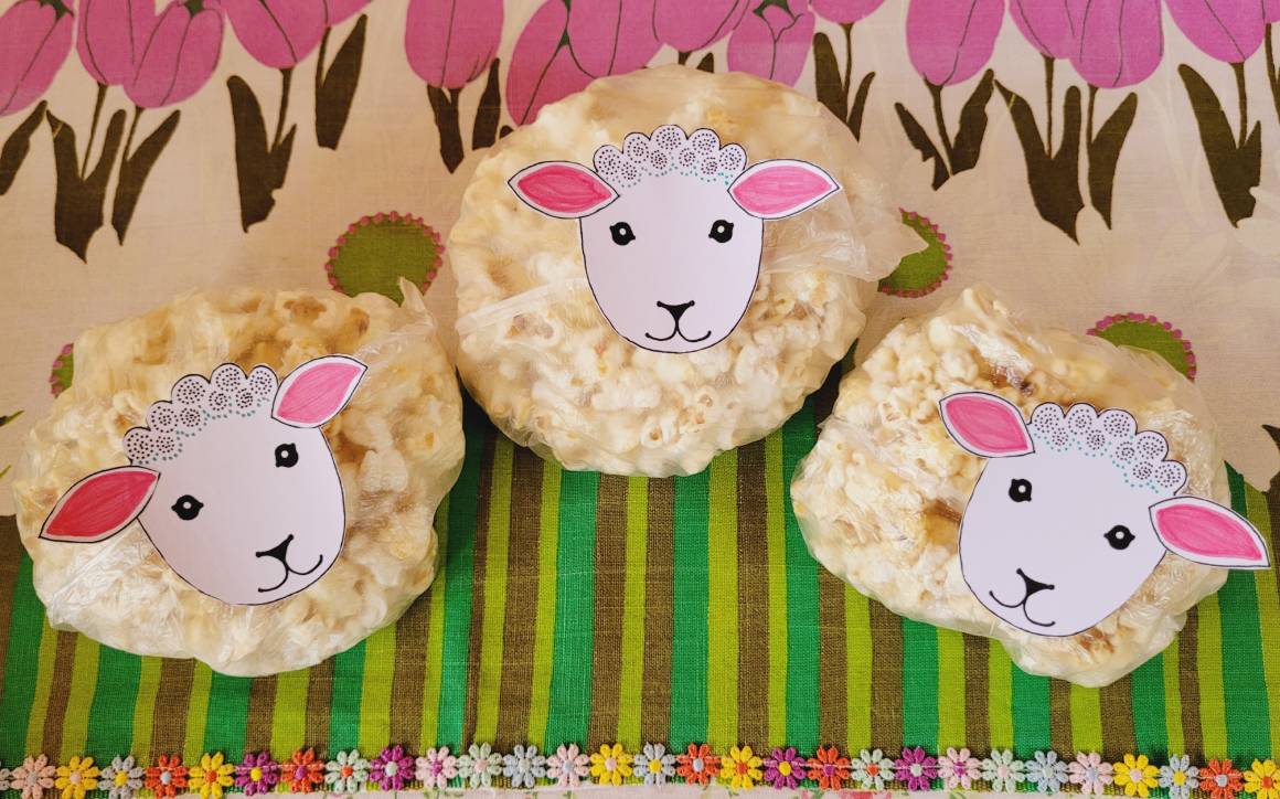 Sheep Popcorn Bags