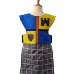 Back view of knight tabard on a stand