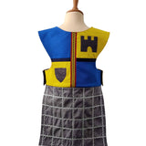 Back view of knight tabard on a stand