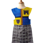 Front view of knight tabard on a stand