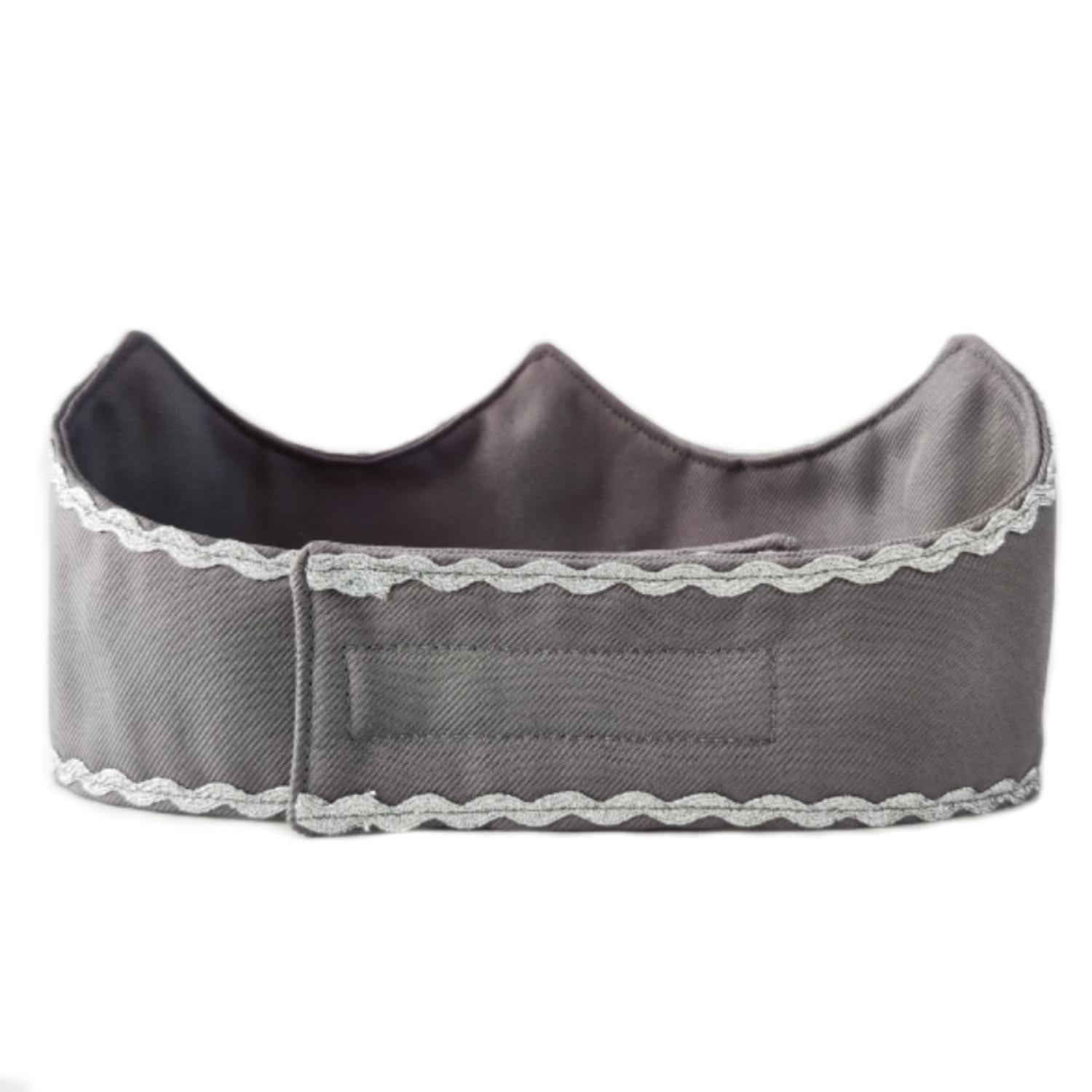 Back view of the silver fairytale crown